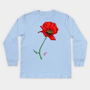 Poppy Kids Long Sleeve T-Shirt